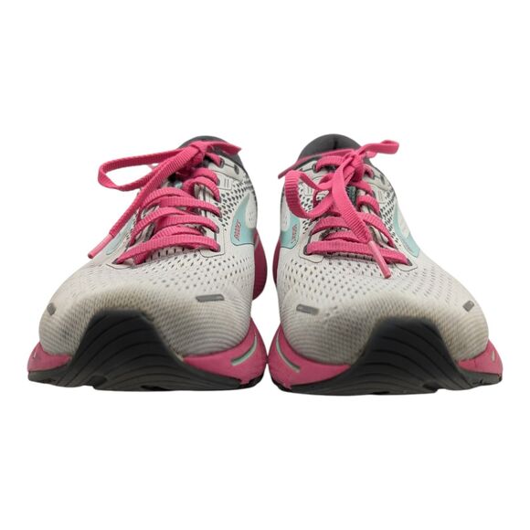 Brooks Ghost 14 Women's Gray Pink Running Shoes Sneakers Size 10 Athleisure - Picture 3 of 10